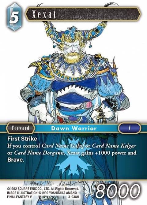 Image for Xezat (Opus III) (3-038H) - Final Fantasy TCG