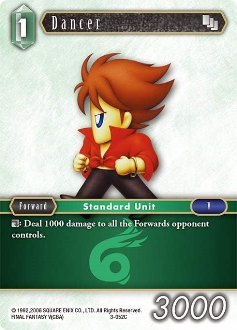 Image for Dancer (3-052C) (Opus III) (3-052C) - Final Fantasy TCG