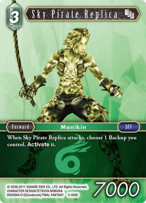 Image for Sky Pirate Replica (Opus III) (3-058C) - Final Fantasy TCG