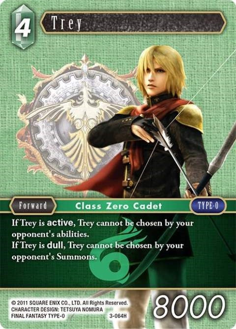 Image for Trey (Opus III) (3-064H) - Final Fantasy TCG