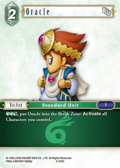 Image for Oracle (Opus III) (3-070C) - Final Fantasy TCG