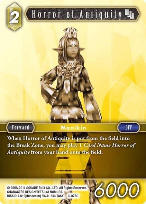 Image for Horror of Antiquity (Opus III) (3-075C) - Final Fantasy TCG