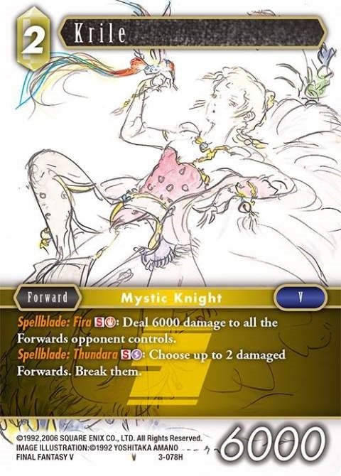 Image for Krile (Opus III) (3-078H) - Final Fantasy TCG