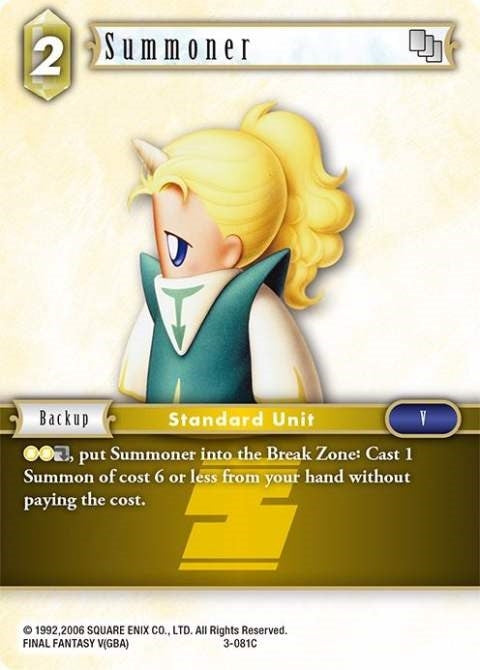 Image for Summoner (3-081C) (Opus III) (3-081C) - Final Fantasy TCG