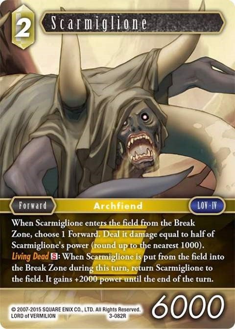 Image for Scarmiglione (Opus III) (3-082R) - Final Fantasy TCG