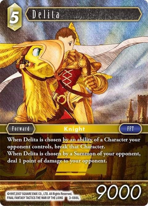 Image for Delita (Opus III) (3-088L) - Final Fantasy TCG