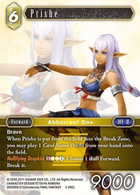 Image for Prishe (Opus III) (3-092L) - Final Fantasy TCG