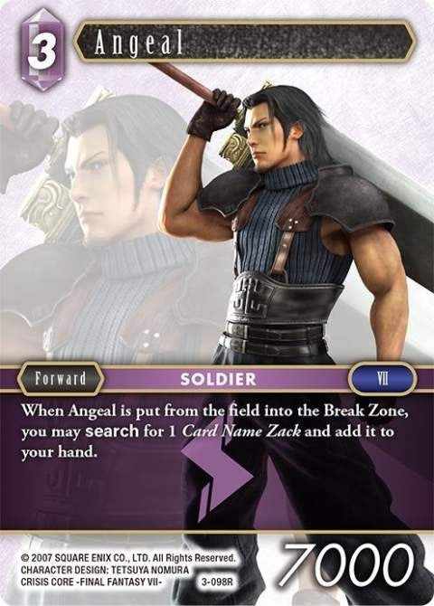 Image for Angeal (Opus III) (3-098R) - Final Fantasy TCG