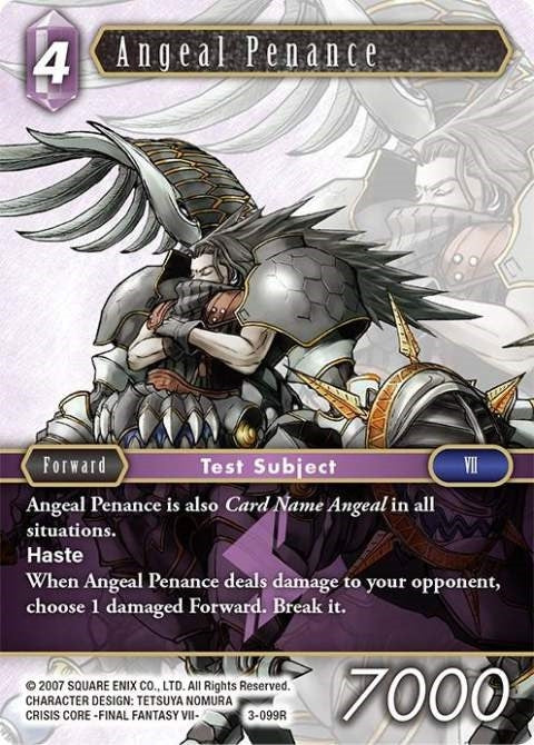 Image for Angeal Penance (Opus III) (3-099R) - Final Fantasy TCG