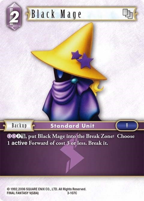 Image for Black Mage (3-107C) (Opus III) (3-107C) - Final Fantasy TCG