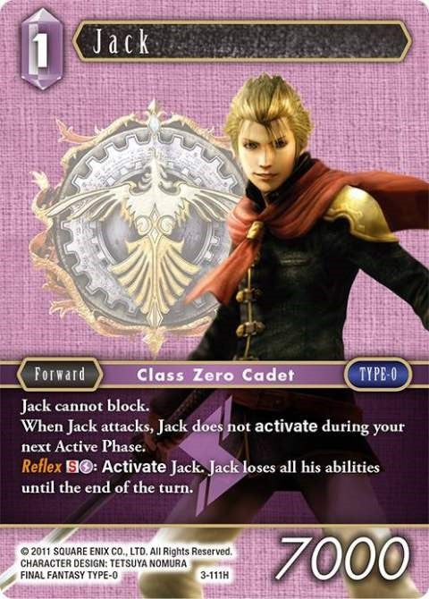 Image for Jack (Opus III) (3-111H) - Final Fantasy TCG