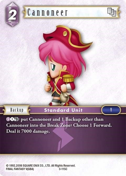Image for Cannoneer (3-115C) (Opus III) (3-115C) - Final Fantasy TCG
