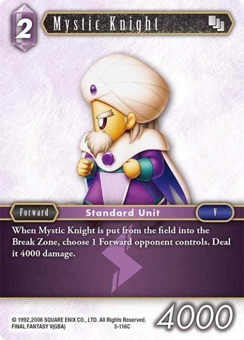 Image for Mystic Knight (3-116C) (Opus III) (3-116C) - Final Fantasy TCG