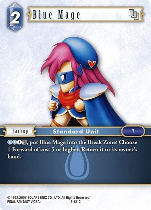 Image for Blue Mage (Opus III) (3-121C) - Final Fantasy TCG