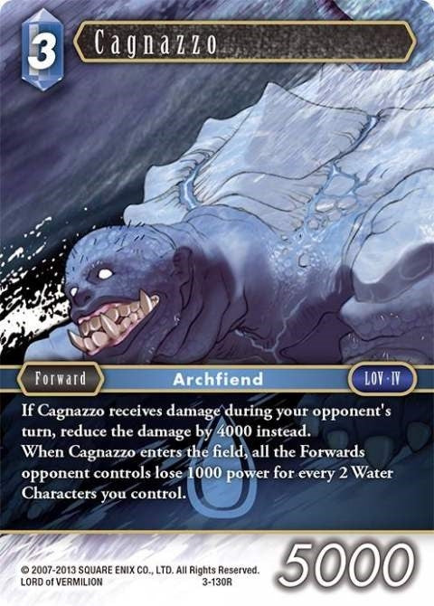 Image for Cagnazzo (Opus III) (3-130R) - Final Fantasy TCG