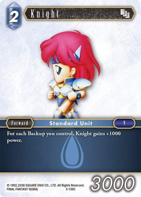 Image for Knight (Opus III) (3-139C) - Final Fantasy TCG