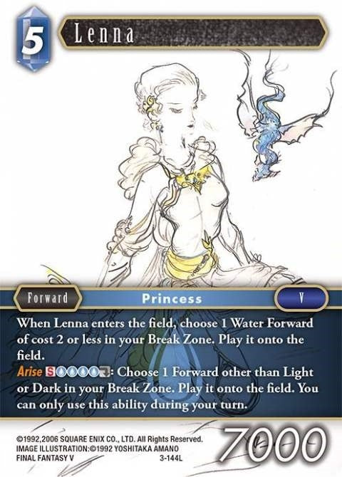 Image for Lenna (Opus III) (3-144L) - Final Fantasy TCG