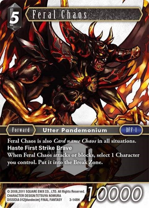 Image for Feral Chaos (Opus III) (3-148H) - Final Fantasy TCG