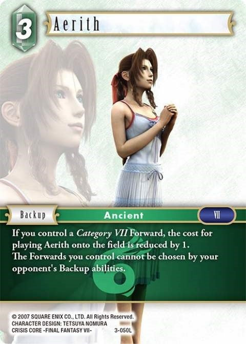 Image for Aerith (Opus III) (3-050L) - Final Fantasy TCG