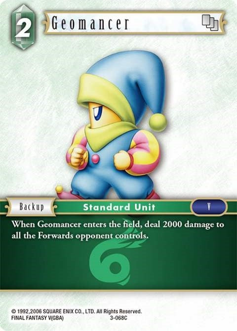 Image for Geomancer (Opus III) (3-068C) - Final Fantasy TCG