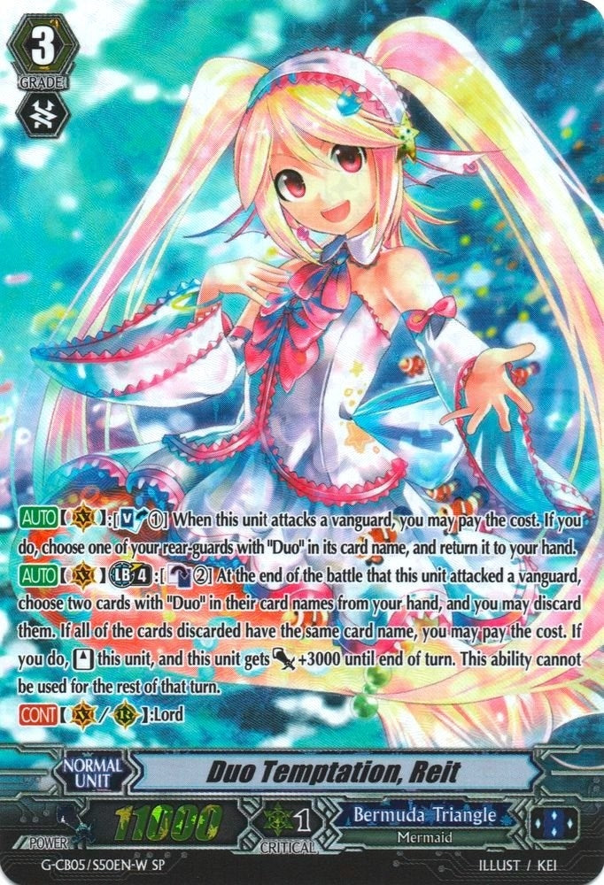 Image for Duo Temptation, Reit (White - SP) (G-CB05: Prismatic Divas) (G-CB05/S50EN W) - Cardfight Vanguard