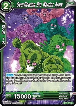 Image for Overflowing Bio Warrior Army (Galactic Battle) (BT1-078) - Dragon Ball Super: Masters