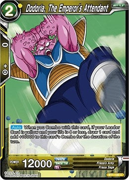 Image for Dodoria, The Emperor's Attendant (Galactic Battle) (BT1-100) - Dragon Ball Super: Masters