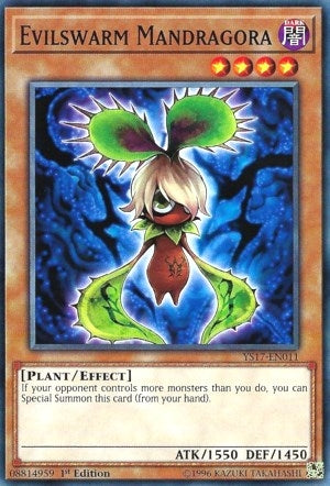 Image for Evilswarm Mandragora (Starter Deck: Link Strike) (YS17-EN011) - YuGiOh
