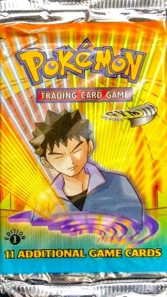 Image for Gym Heroes Booster Pack [1st Edition] - Pokemon