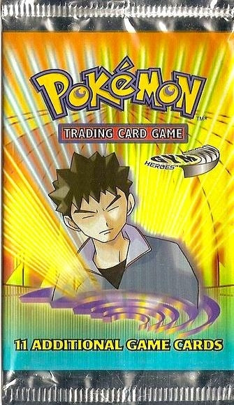 Image for Gym Heroes Booster Pack [Unlimited Edition] - Pokemon