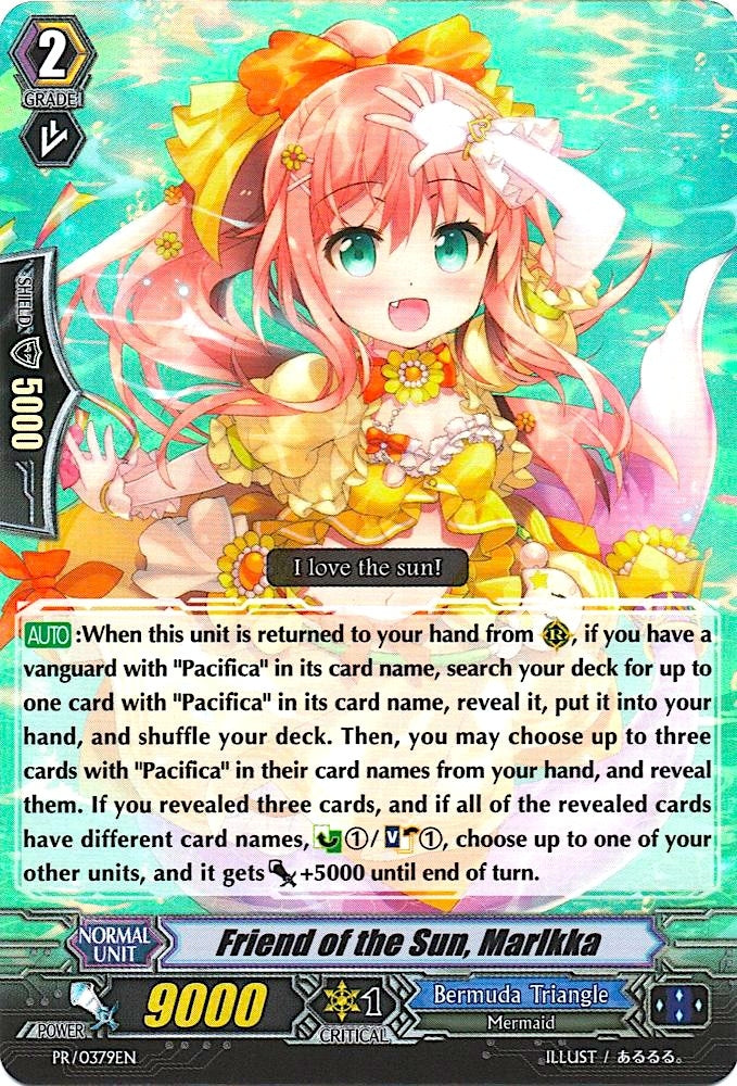 Image for Friend of the Sun, Marlkka (Promo Cards) (PR/0379EN) - Cardfight Vanguard