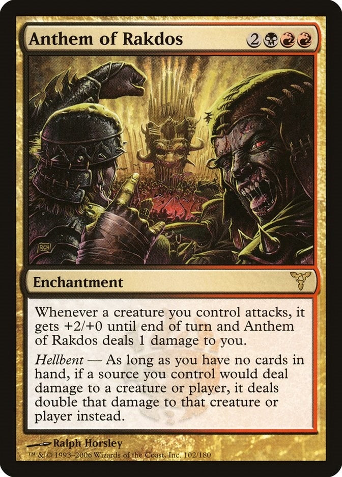 Image for Anthem of Rakdos (Dissension) (102) - Magic: The Gathering