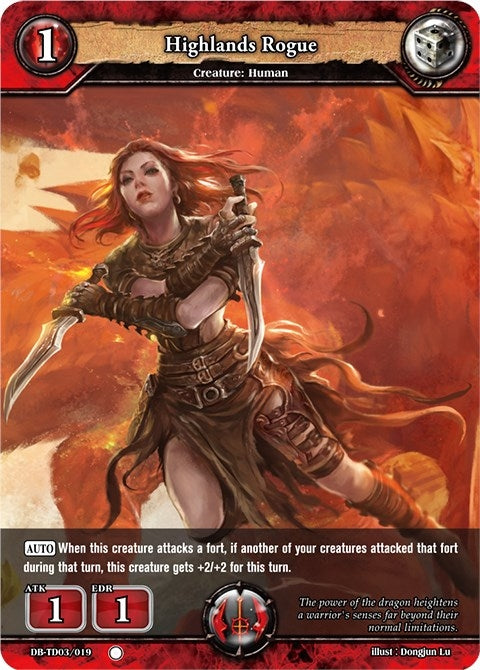 Image for Highlands Rogue (TD03: Alpha Dominance) (DB-TD03/019) - Dragoborne