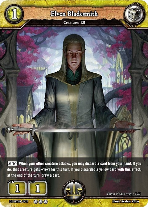Image for Elven Bladesmith (Rally to War) (DB-BT01/007) - Dragoborne