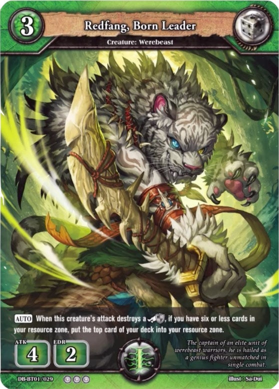 Image for Redfang, Born Leader (Rally to War) (DB-BT01/029) - Dragoborne