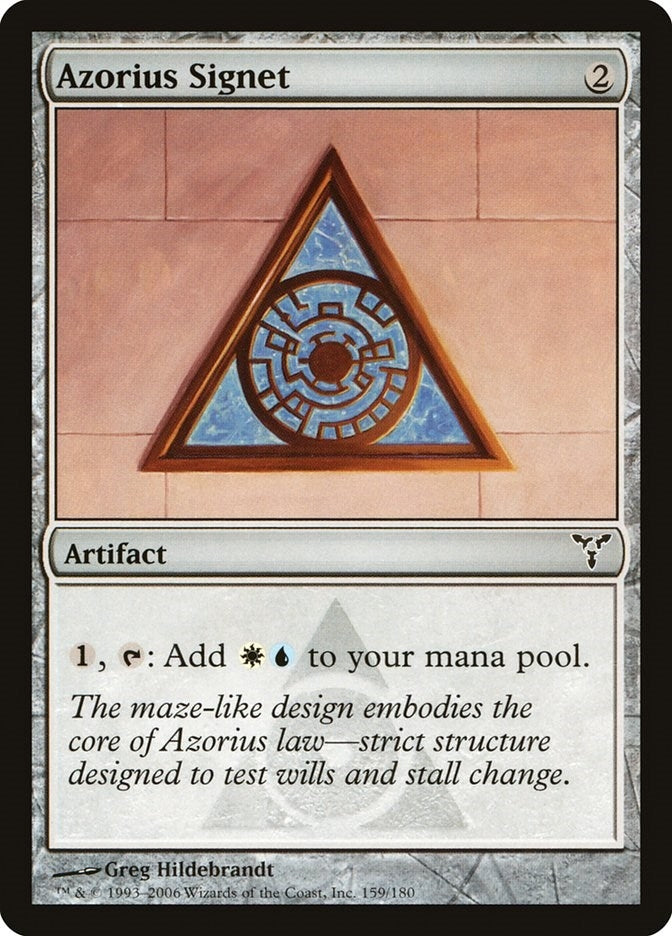 Image for Azorius Signet (Dissension) (159) - Magic: The Gathering