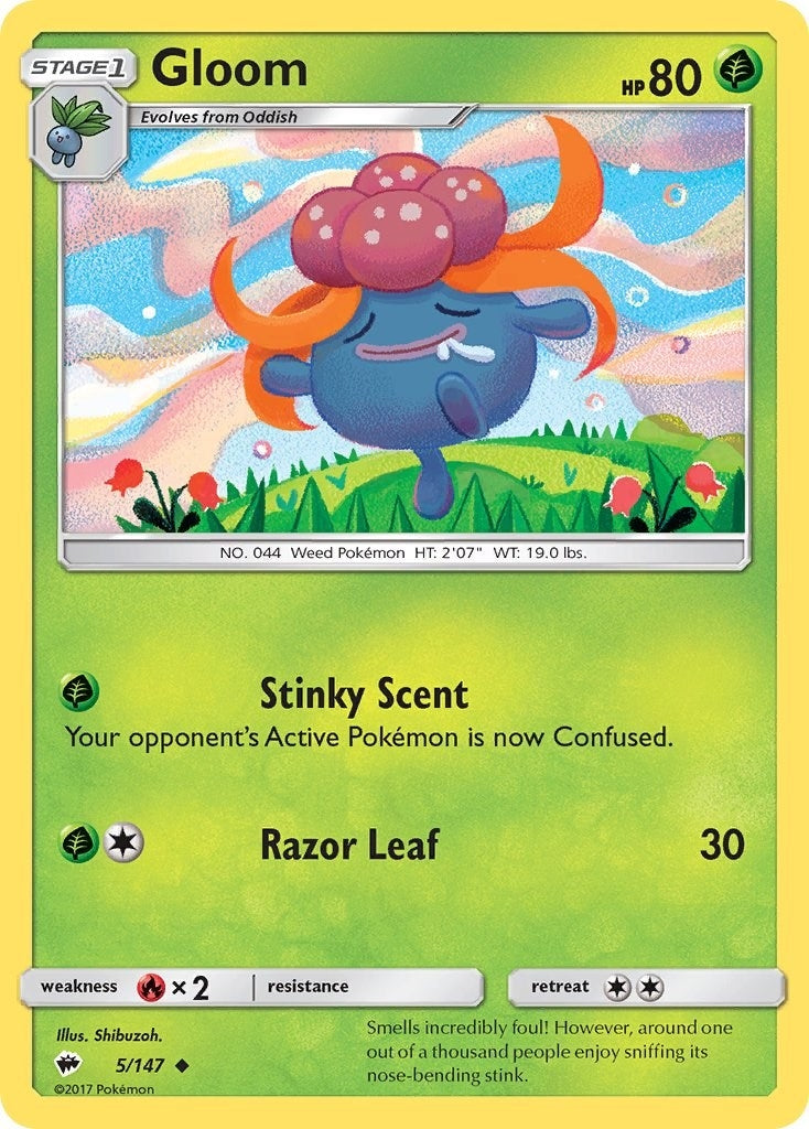 Image for Gloom (SM - Burning Shadows) (5/147) - Pokemon