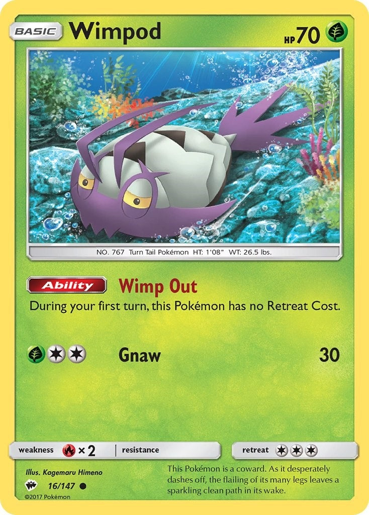 Image for Wimpod (SM - Burning Shadows) (16/147) - Pokemon