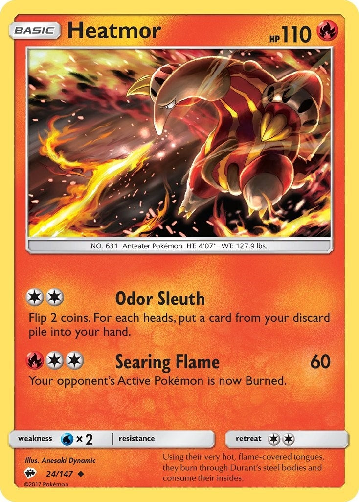 Image for Heatmor (SM - Burning Shadows) (24/147) - Pokemon