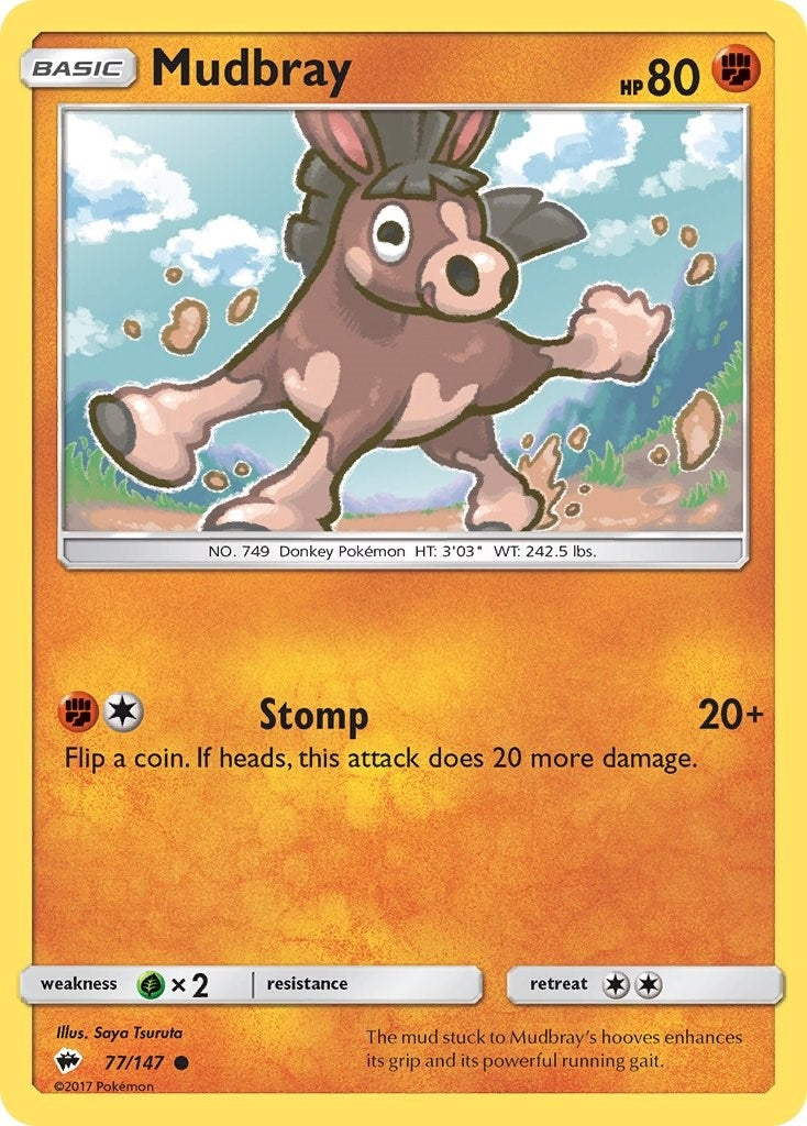 Image for Mudbray (SM - Burning Shadows) (77/147) - Pokemon