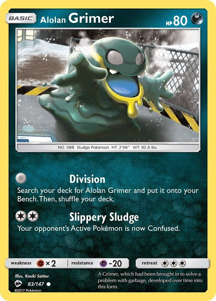 Image for Alolan Grimer (SM - Burning Shadows) (83/147) - Pokemon