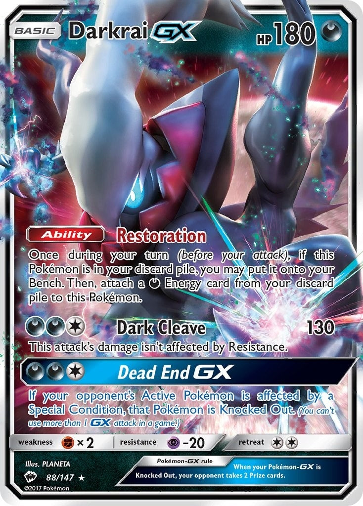 Image for Darkrai GX (SM - Burning Shadows) (88/147) - Pokemon