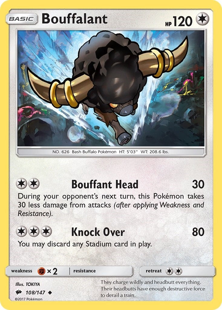 Image for Bouffalant (SM - Burning Shadows) (108/147) - Pokemon
