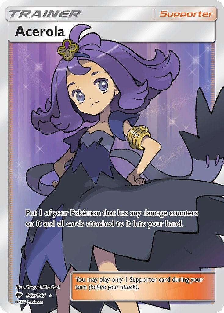 Image for Acerola (Full Art) (SM - Burning Shadows) (142/147) - Pokemon