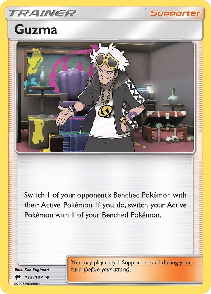 Image for Guzma (SM - Burning Shadows) (115/147) - Pokemon