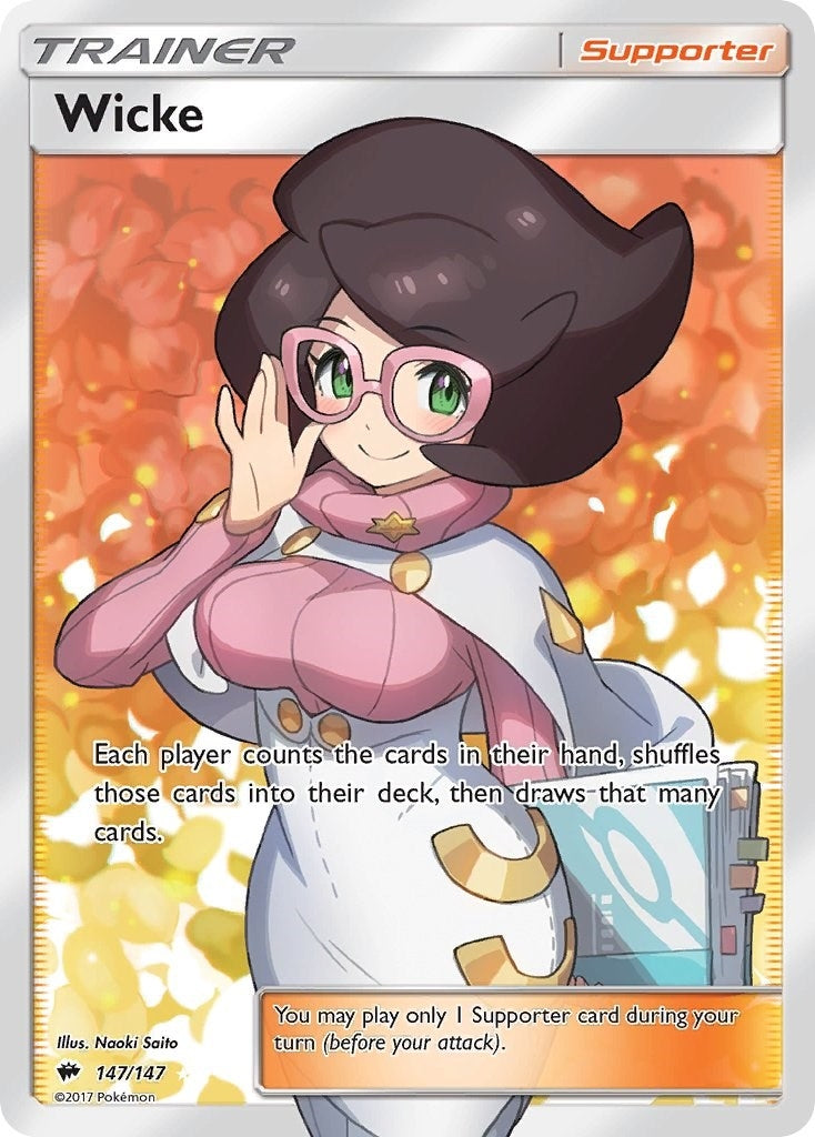 Image for Wicke (Full Art) (SM - Burning Shadows) (147/147) - Pokemon