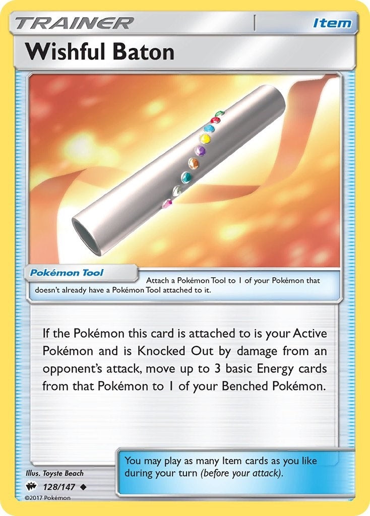 Image for Wishful Baton (SM - Burning Shadows) (128/147) - Pokemon