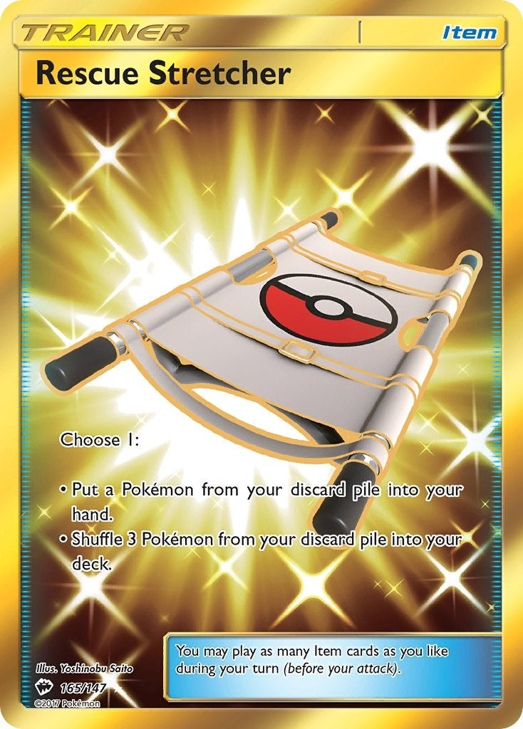 Image for Rescue Stretcher (Secret) (SM - Burning Shadows) (165/147) - Pokemon