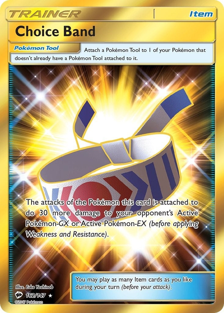 Image for Choice Band (Secret) (SM - Burning Shadows) (162/147) - Pokemon