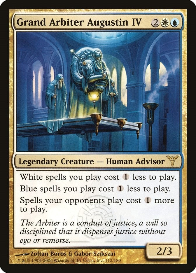 Image for Grand Arbiter Augustin IV (Dissension) (112) - Magic: The Gathering